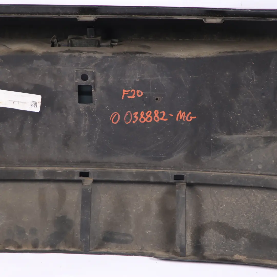 Bumper Rear BMW F20 F21 Complete Trim Panel Mineralgrau Grey Metallic - B39 to with Part number 0038882 Bumper Rear BMW F20 F21 Complete Trim Panel Mineralgrau Grey Metallic - B39 - SKU 0038882-MG - Part number 0038882