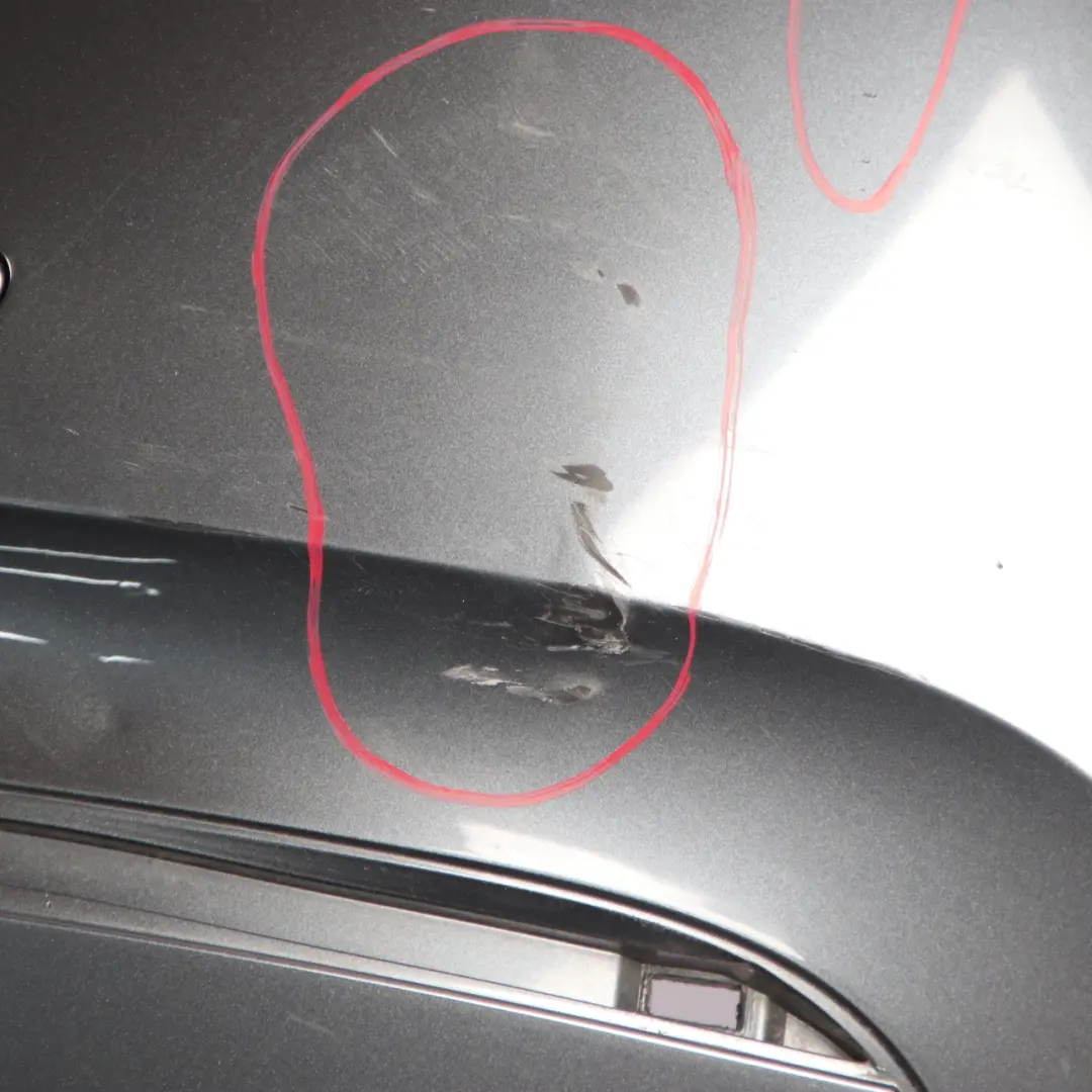  Bumper Rear BMW F20 F21 Complete Trim Panel Mineralgrau Grey Metallic - B39 - SKU 0038882-MG - Part number 0038882