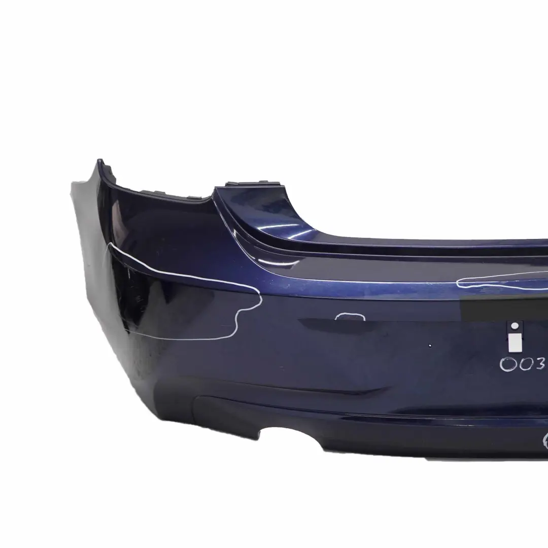 Bumper Rear Sport Line Trim Panel Tiefseeblau Blue Metallic - A76 to BMW F20 F21 with Part number 0038883 BMW F20 F21 Bumper Rear Sport Line Trim Panel Tiefseeblau Blue Metallic - A76 - SKU 0038883-DSB - Part number 0038883