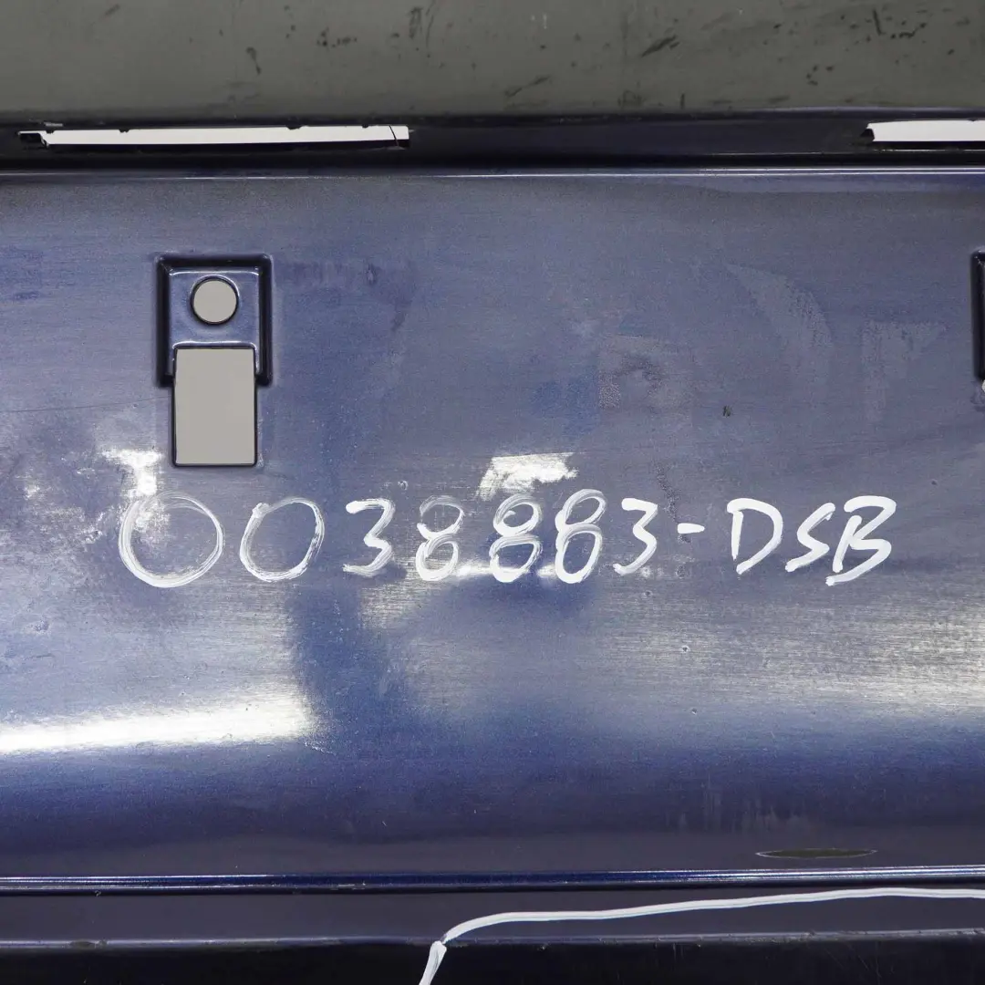 Bumper Rear Sport Line Trim Panel Tiefseeblau Blue Metallic - A76 to BMW F20 F21 with Part number 0038883 BMW F20 F21 Bumper Rear Sport Line Trim Panel Tiefseeblau Blue Metallic - A76 - SKU 0038883-DSB - Part number 0038883