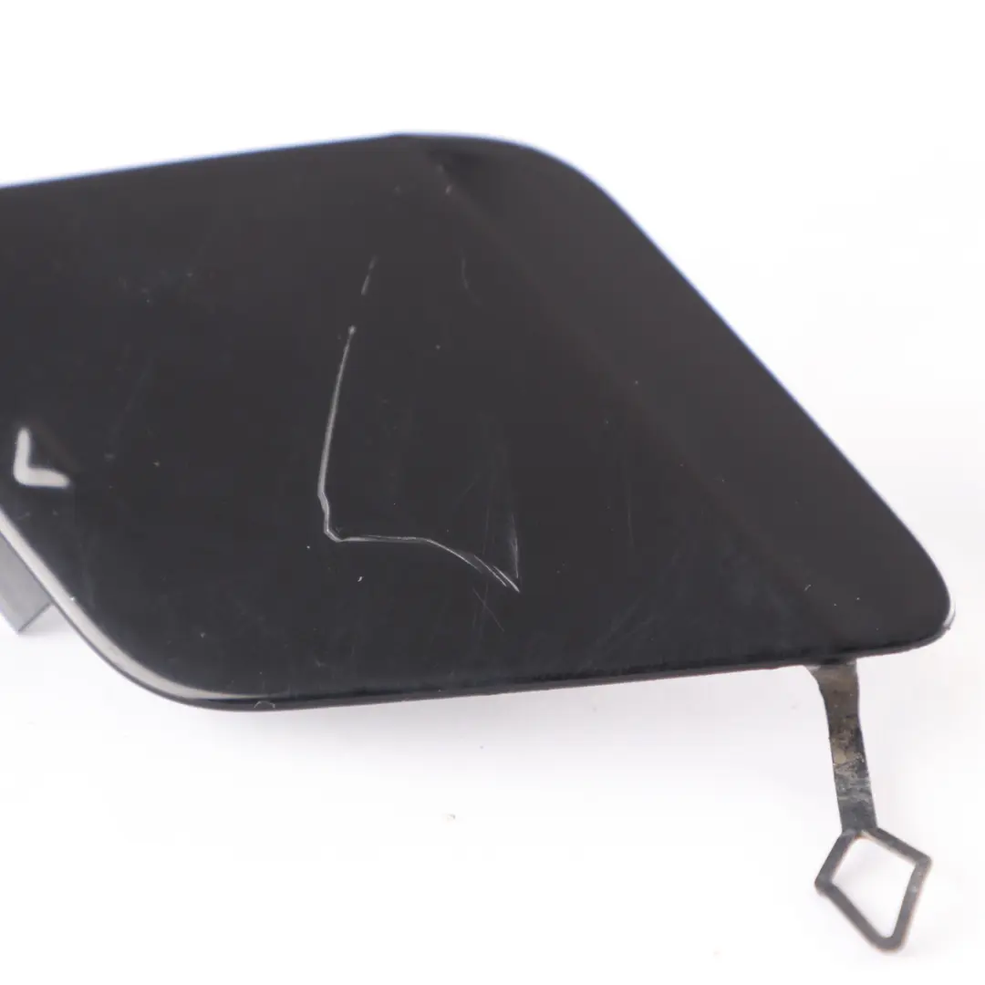 BMW F20 F21 Towing Eye Hook Rear Bumper Cover Cap Black Sapphire - 475 7301463 - SKU 0038888-BS1 - Part number 0038888