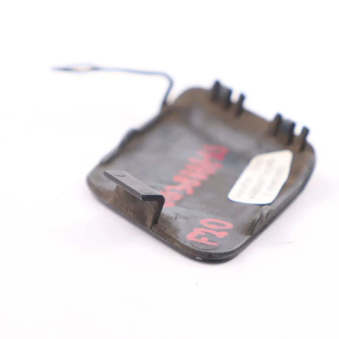 BMW F20 F21 gancho ojo remolque trasera tapa parachoques Negro Zafiro 7301463 - SKU 0038888-BS - Número de pieza 0038888