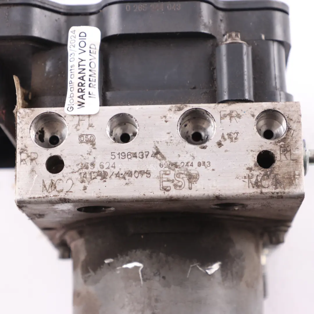 Citroen Relay Brake Pump ABS Module Hydraulic Unit to Peugeot Boxer with Part number 00519870330 Peugeot Boxer Citroen Relay Brake Pump ABS Module Hydraulic Unit - SKU 00519870330-1 - Part number 00519870330