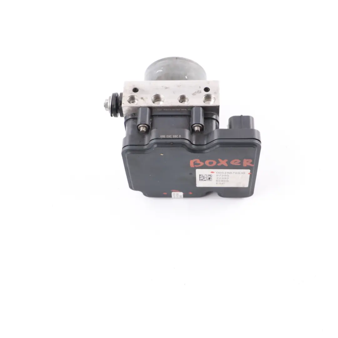 Relais Pompe Freinage ABS Module Hydraulique pour Peugeot Boxer Citroën à propos du numéro de pièce 00519870330 Peugeot Boxer Citroën Relais Pompe Freinage ABS Module Hydraulique - SKU 00519870330 - Numéro de pièce 00519870330