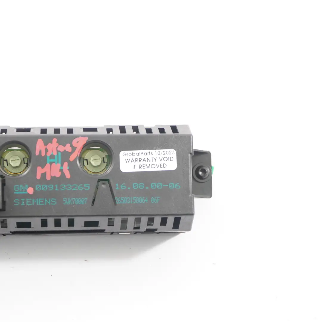 Opel Astra G Ecran d'affichage Multifonction Tableau de bord - SKU 009133265 - Numéro de pièce 009133265