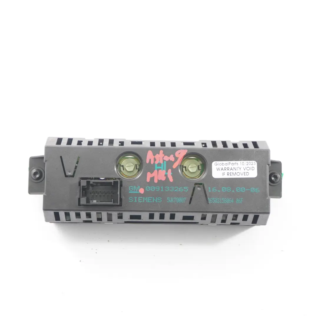 Vauxhall Opel Astra G Display Screen Multifunction Unit Dashboard - SKU 009133265 - Part number 009133265
