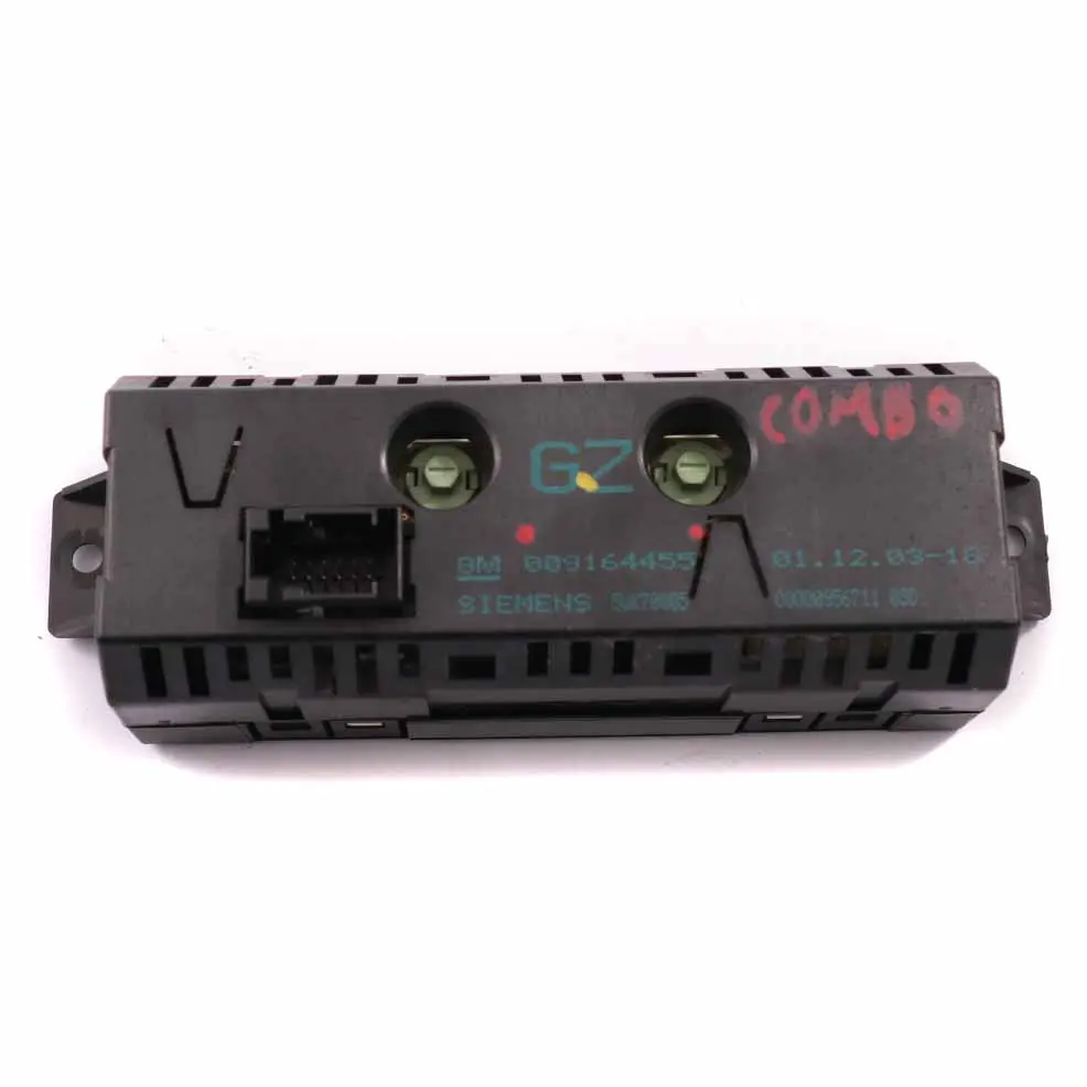 Opel Combo Corsa Display Screen Dashboard Multifunction Monitor Unit - SKU 009164455 - Part number 009164455