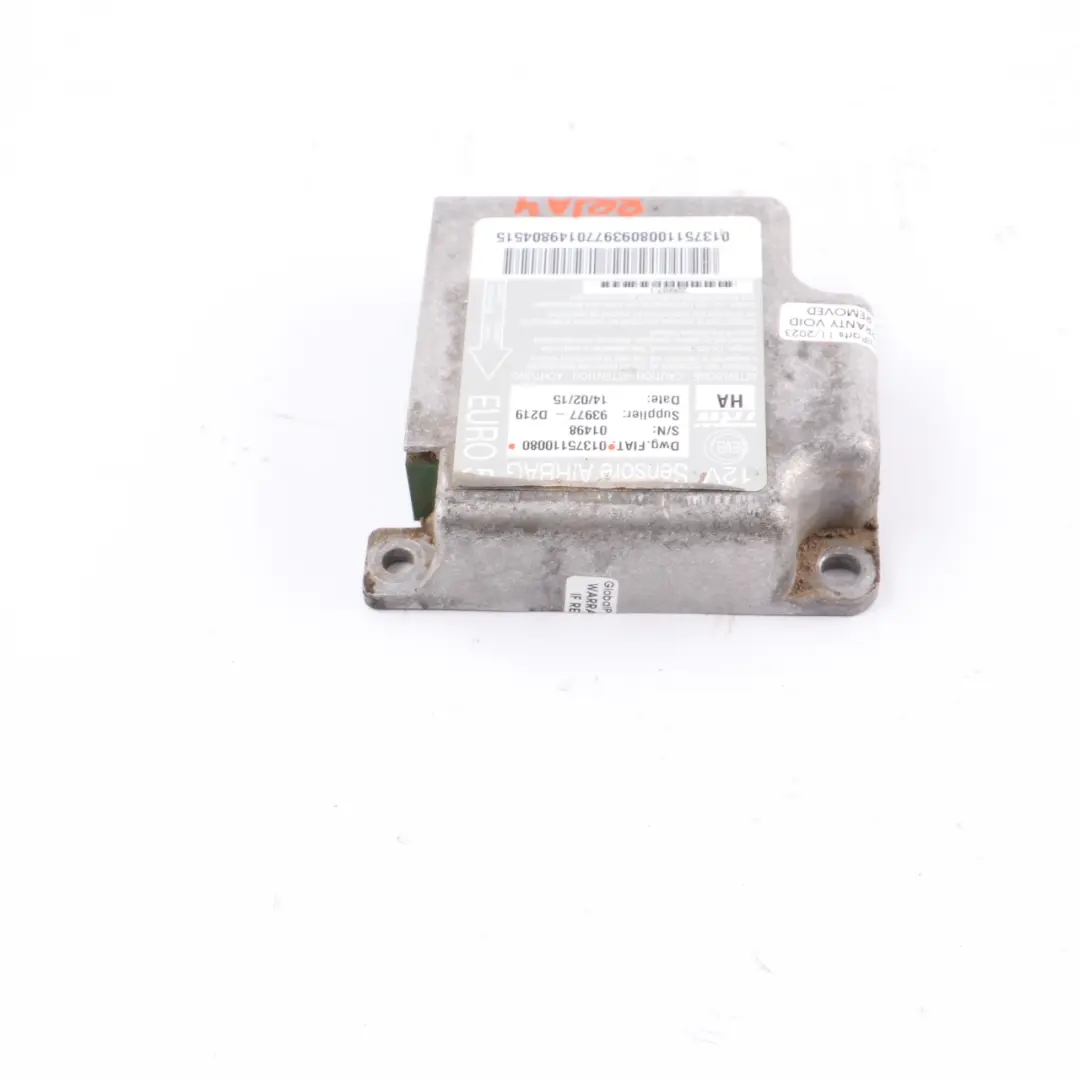  Airbag Module Citroen Relay Fiat Ducato Air Bag Control Unit ECU - SKU 01375110080 - Part number 0135110080