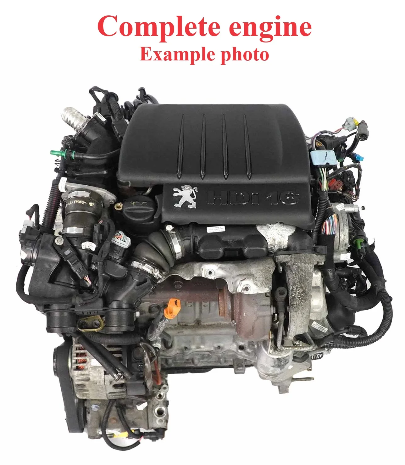 Peugeot 307 1.6 HDi Bare Engine Diesel 9HZ DV6TED4 with 69k miles SKU 0135GL - Part number 0135GL