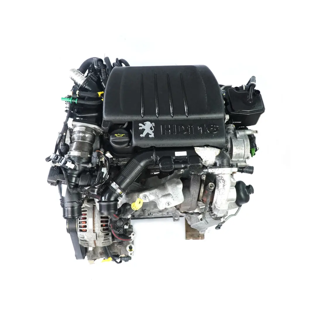 Peugeot 307 Citroën C4 1.6 HDi 90PS Nacter Motor 9HX DV6ATED4 102TKM, GARANTIE - SKU 0135HV - Teilenummer 0135HV