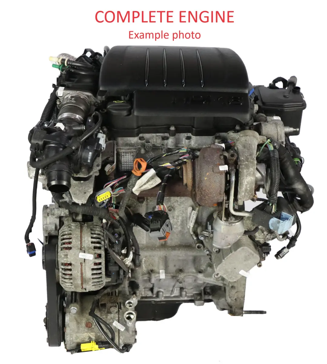  Citroen C4 Peugeot 307 1.6 HDi Bare Engine 9H01 DV6TED4 with 99k miles, WARRANTY - SKU 0135QE - Part number 0135QE