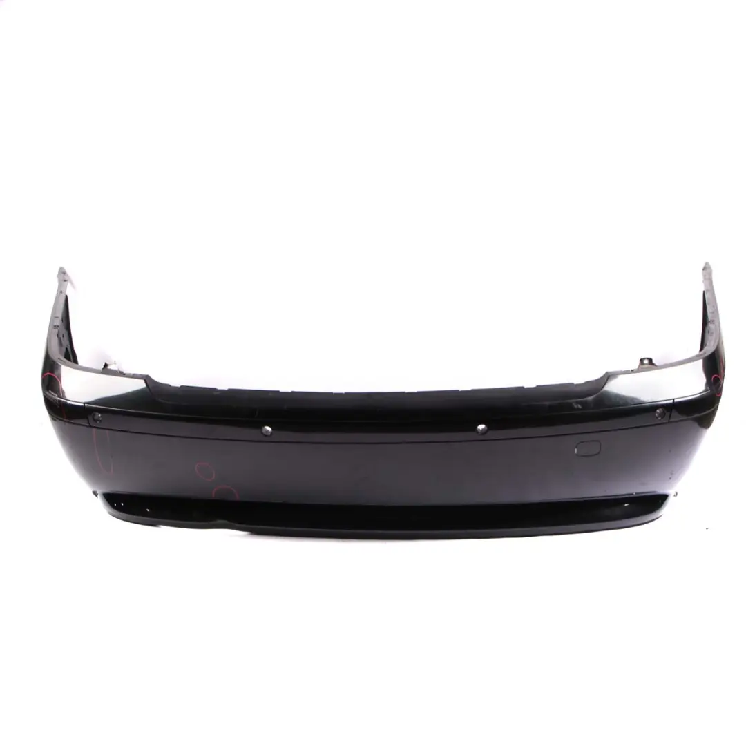 BMW 7 E65 E66 E67 1 Rear Bumper Trim Panel Black Sapphire Metallic - 475 - SKU 0136743-BS1 - Part number 0136743