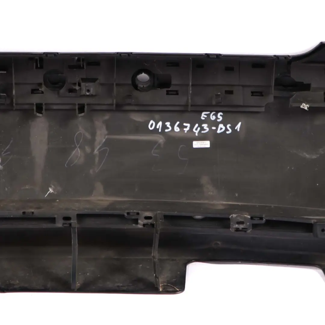BMW 7 E65 E66 E67 1 Rear Bumper Trim Panel Black Sapphire Metallic - 475 - SKU 0136743-BS1 - Part number 0136743