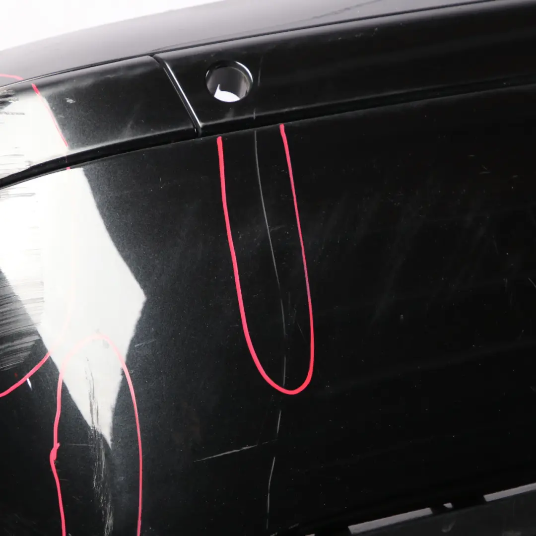 BMW 7 E65 E66 E67 1 Rear Bumper Trim Panel Black Sapphire Metallic - 475 - SKU 0136743-BS1 - Part number 0136743