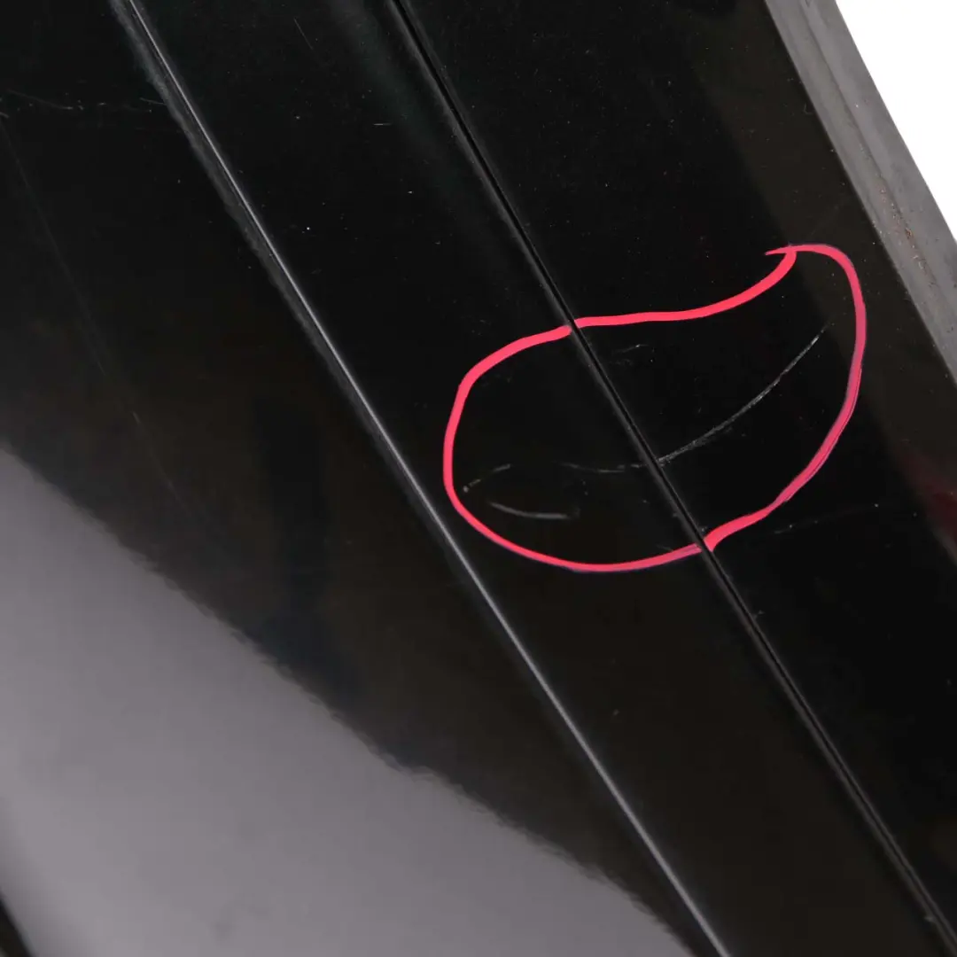 BMW 7 E65 E66 E67 1 Rear Bumper Trim Panel Black Sapphire Metallic - 475 - SKU 0136743-BS1 - Part number 0136743