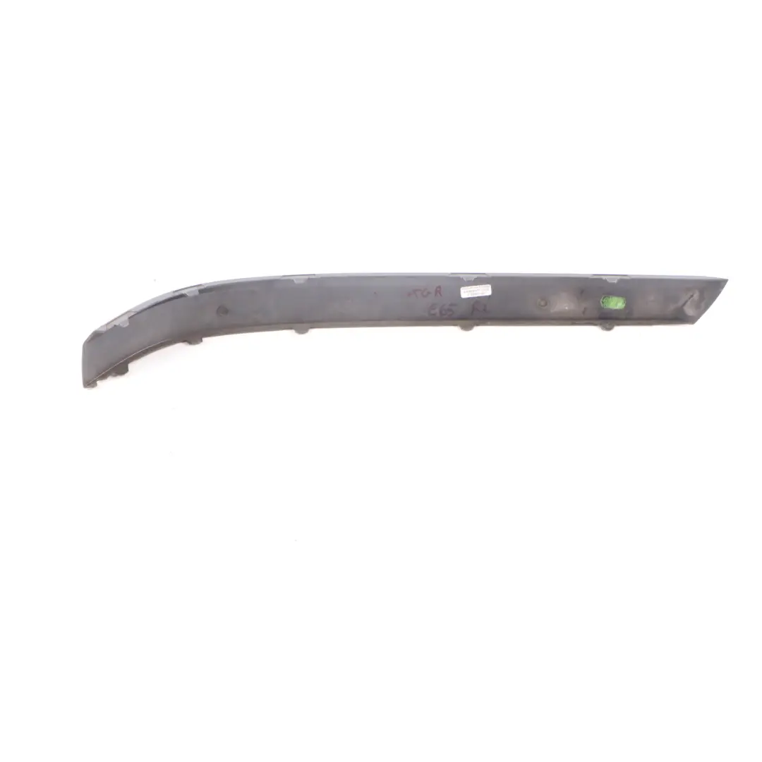 BMW E65 Stoßstange Schutzleiste hinten links Formteil Schwarz Saphir 475 7135605 - SKU 0136751-TGR - Teilenummer 0136751