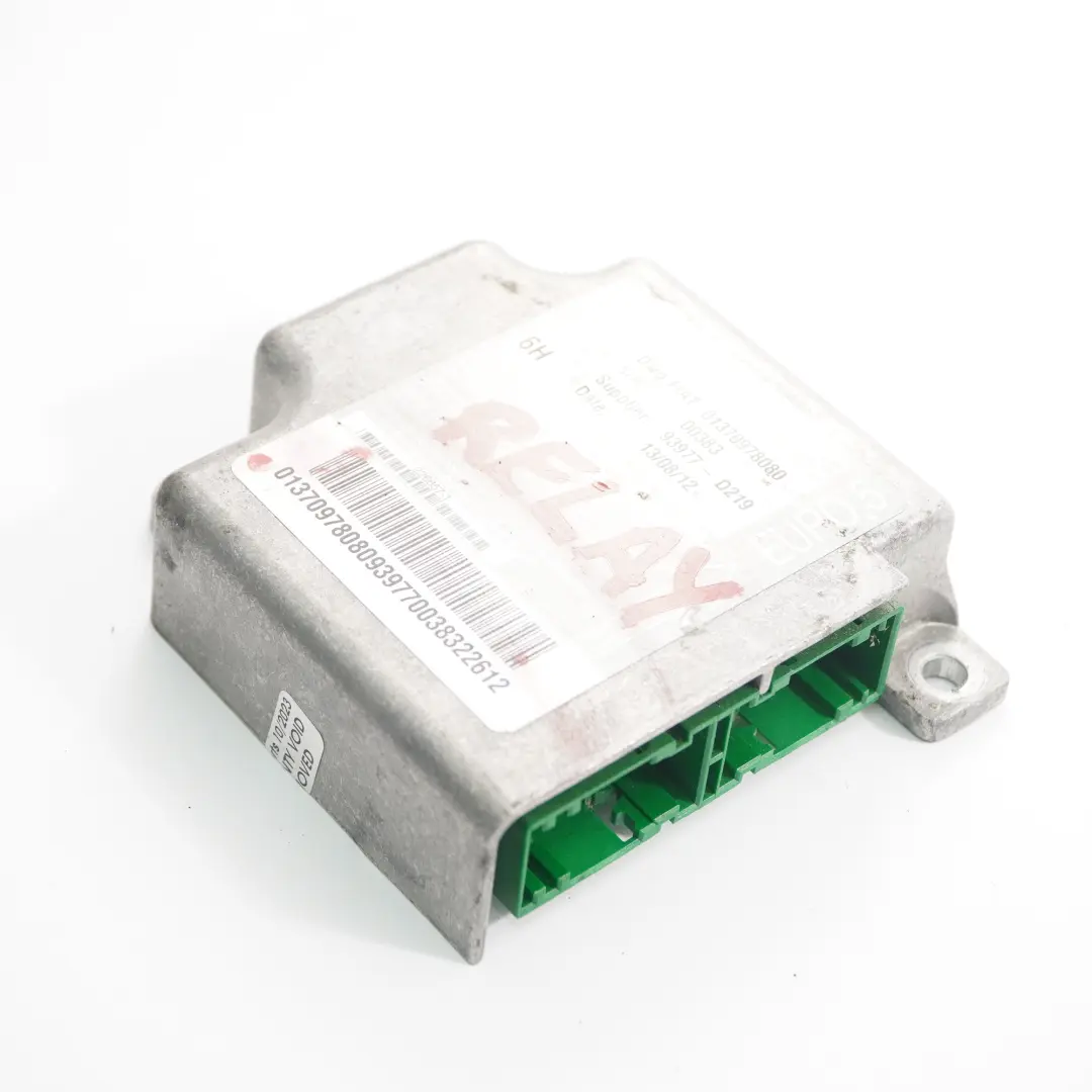  Module Airbag Citroen Jumper Fiat Ducato Unité de contrôle Airbag - SKU 01370978080 - Numéro de pièce 01370978080