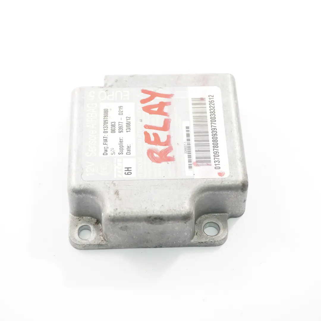 Airbag Module Citroen Relay Fiat Ducato Air Bag Control Unit - SKU 01370978080 - Part number 01370978080