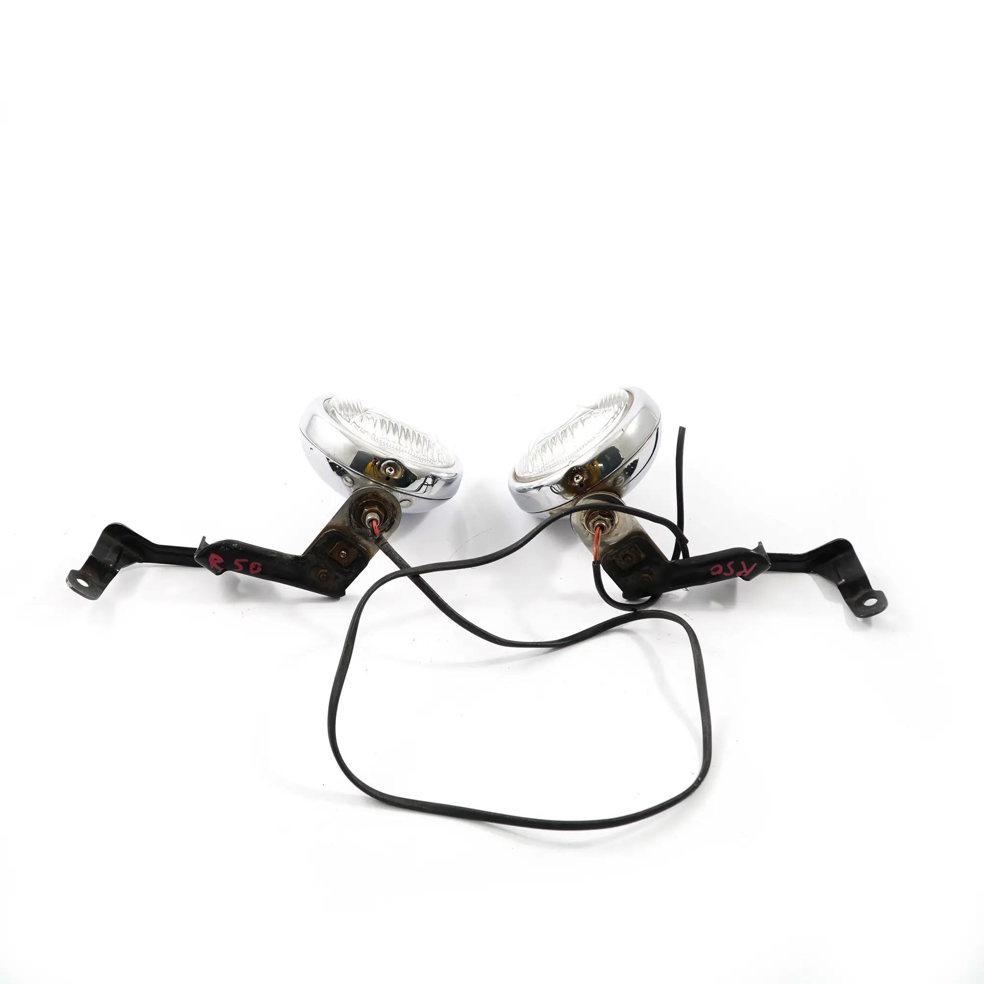 Mini Cooper One R50 R52 R53 High Beam Headlight Headlamp Left Right N/O/S Set