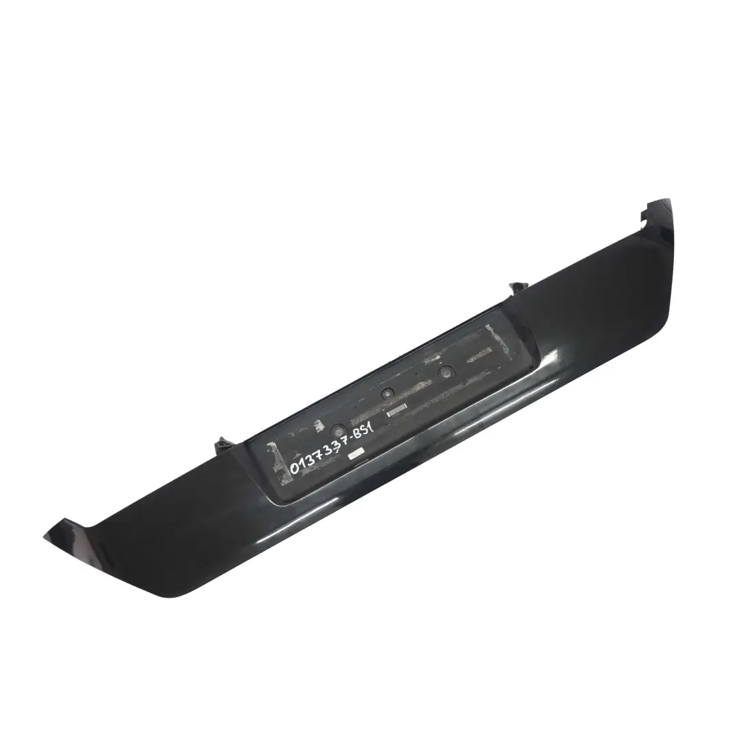 BMW 7 E65 Boot Trunk Lid Tailgate Finisher Cover Trim Panel Black Sapphire 475 - SKU 0137337-BS1 - Part number 0137337