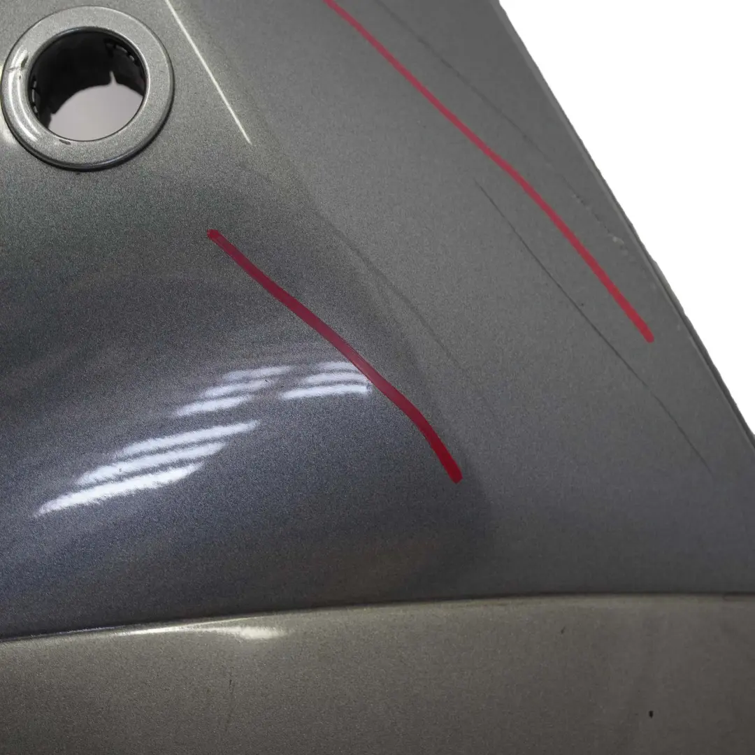  Parachoques trasero Mini R53 Cooper S PDC Agujeros Plata Oscuro Metalizado - 871 - SKU 0138862-DS1 - Número de pieza 0138862