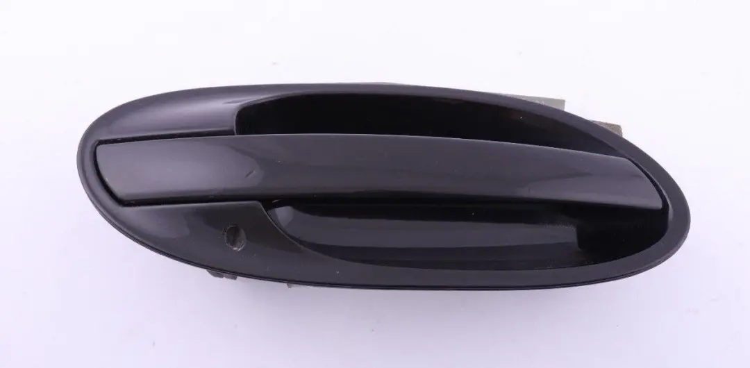 BMW 7 Series E65 E66 Complete Rear Right Grab Handle O/S Black Sapphire 475 - SKU 0140536-BS - Part number 140536