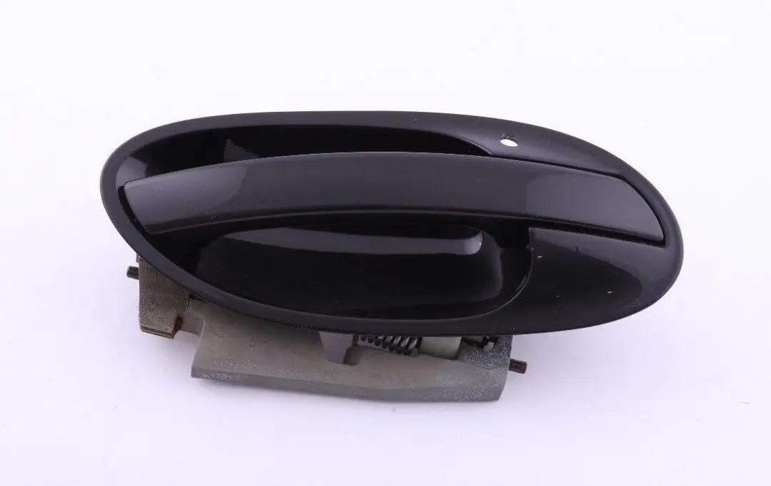 BMW 7 Series E65 E66 Complete Rear Right Grab Handle O/S Black Sapphire 475 - SKU 0140536-BS - Part number 140536