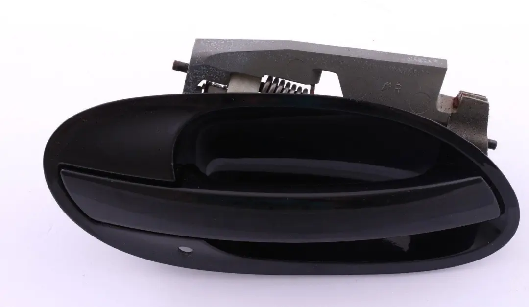 Complete Rear Right Grab Handle O/S Black Sapphire 475 to BMW 7 Series E65 E66 with Part number 140536 BMW 7 Series E65 E66 Complete Rear Right Grab Handle O/S Black Sapphire 475 - SKU 0140536-BS - Part number 140536