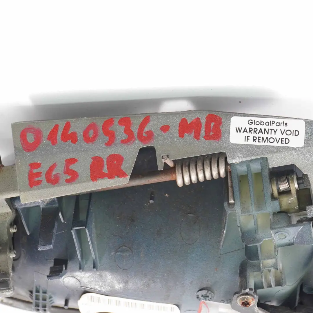  Tirador Puerta BMW E65 E66 Agarre Trasero Derecho Monaco Azul Metalizado A35 - SKU 0140536-MB - Número de pieza 0140536