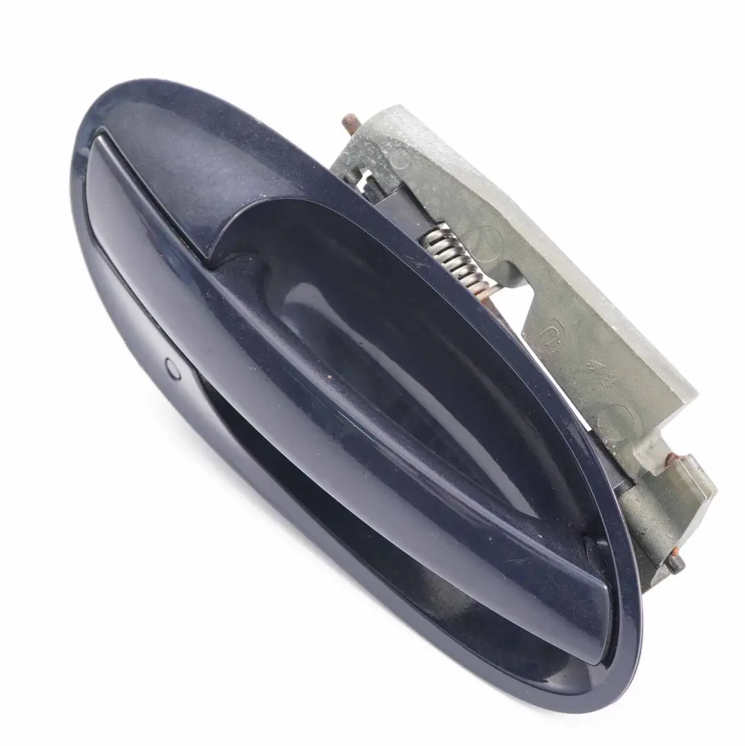  Door Handle BMW E65 E66 Rear Right Grab O/S Monacoblau Monaco Blue Metallic A35 - SKU 0140536-MB - Part number 0140536