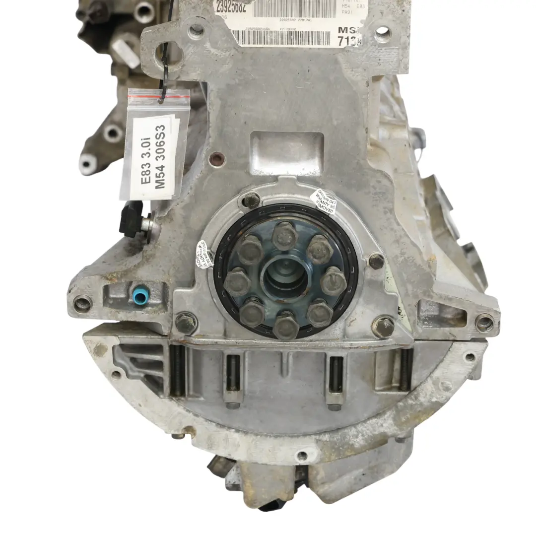 Benzina M54 231HP Motore Nudo 306S3 GARANZIA per BMW E46 330xi X3 E83 3.0i con numero di parte 0141002 BMW E46 330xi X3 E83 3.0i Benzina M54 231HP Motore Nudo 306S3 GARANZIA - SKU 0141002 - Numero di parte 0141002