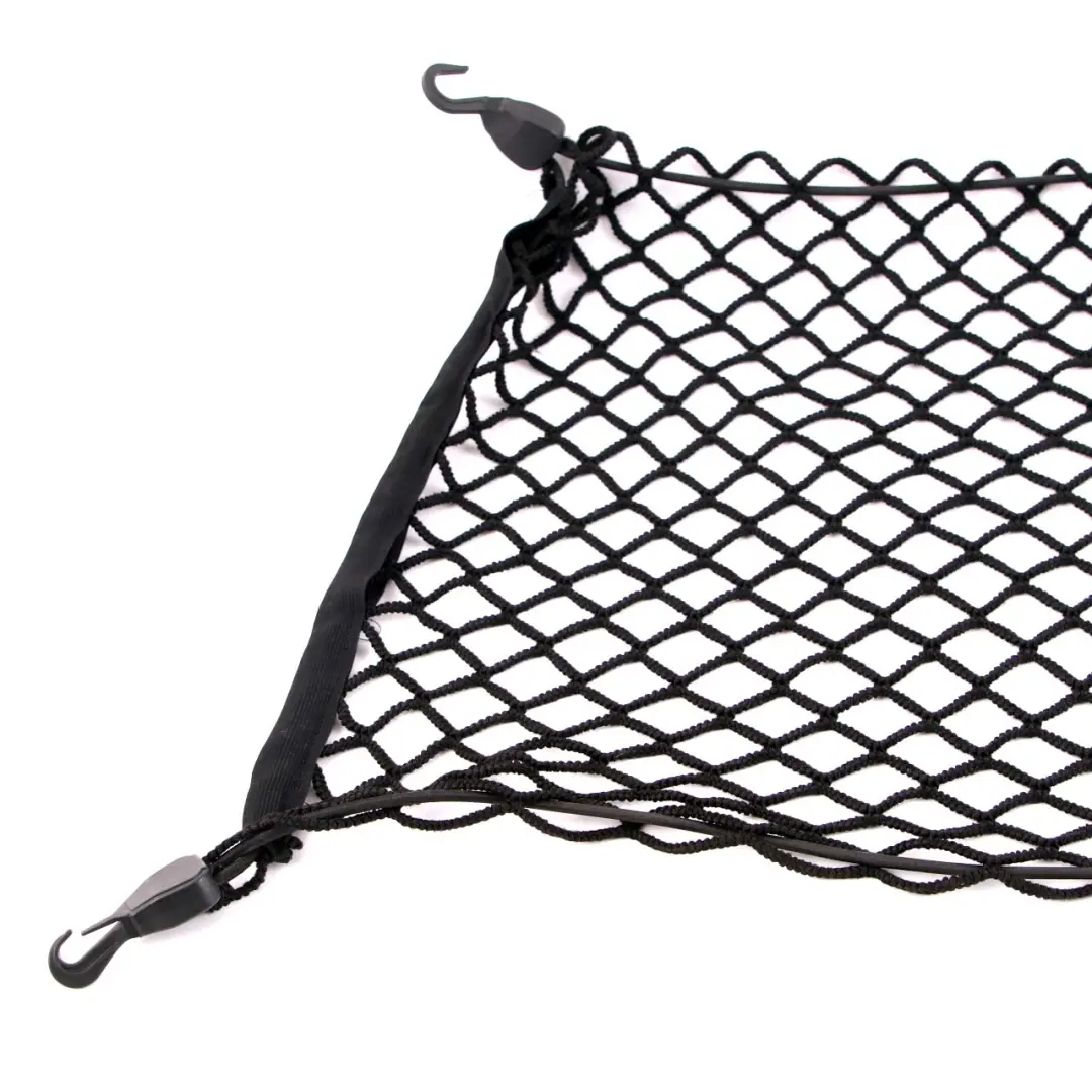 Floor Boot Luggage Trunk Cargo Net to BMW E46 E65 E66 F12 F13 F33 F40 with Part number 0142396 BMW E46 E65 E66 F12 F13 F33 F40 Floor Boot Luggage Trunk Cargo Net - SKU 0142396 - Part number 0142396