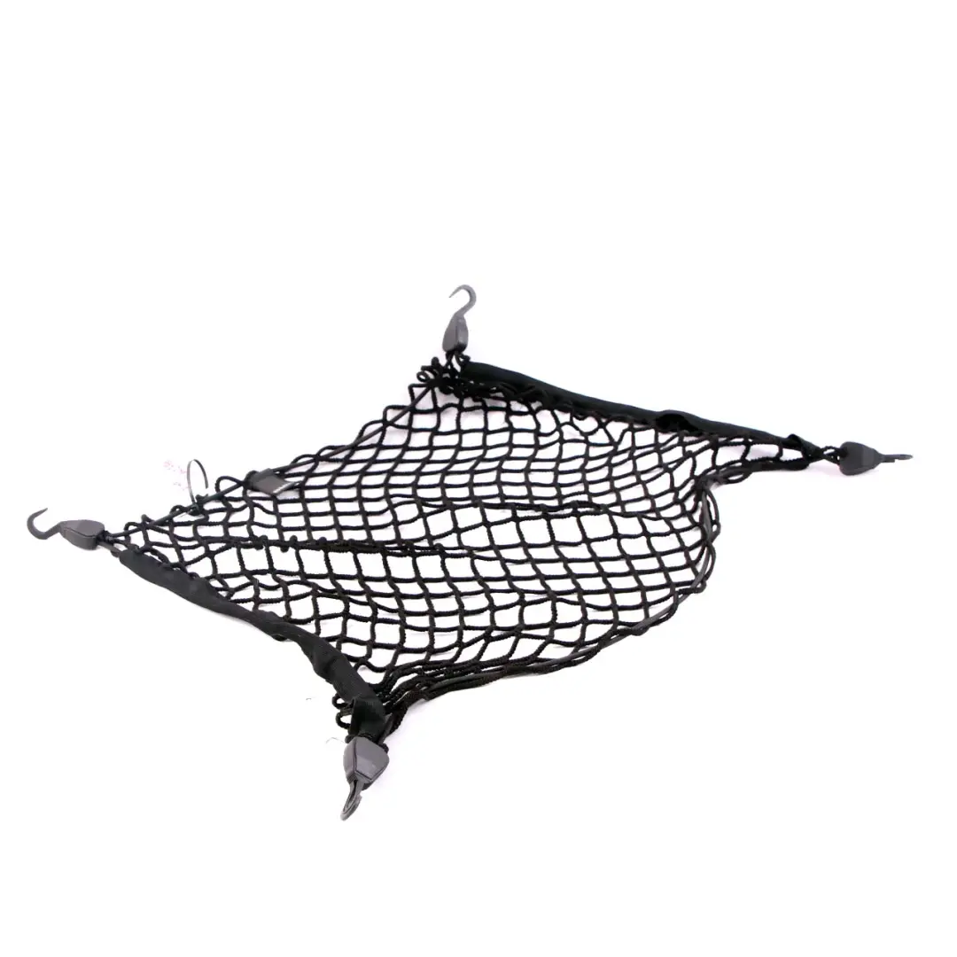 Floor Boot Luggage Trunk Cargo Net to BMW E46 E65 E66 F12 F13 F33 F40 with Part number 0142396 BMW E46 E65 E66 F12 F13 F33 F40 Floor Boot Luggage Trunk Cargo Net - SKU 0142396 - Part number 0142396