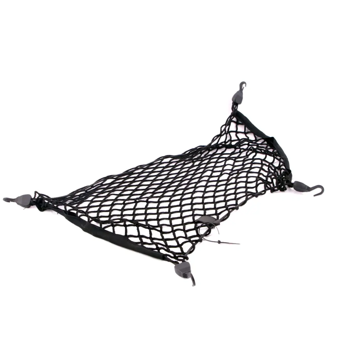 Floor Boot Luggage Trunk Cargo Net to BMW E46 E65 E66 F12 F13 F33 F40 with Part number 0142396 BMW E46 E65 E66 F12 F13 F33 F40 Floor Boot Luggage Trunk Cargo Net - SKU 0142396 - Part number 0142396