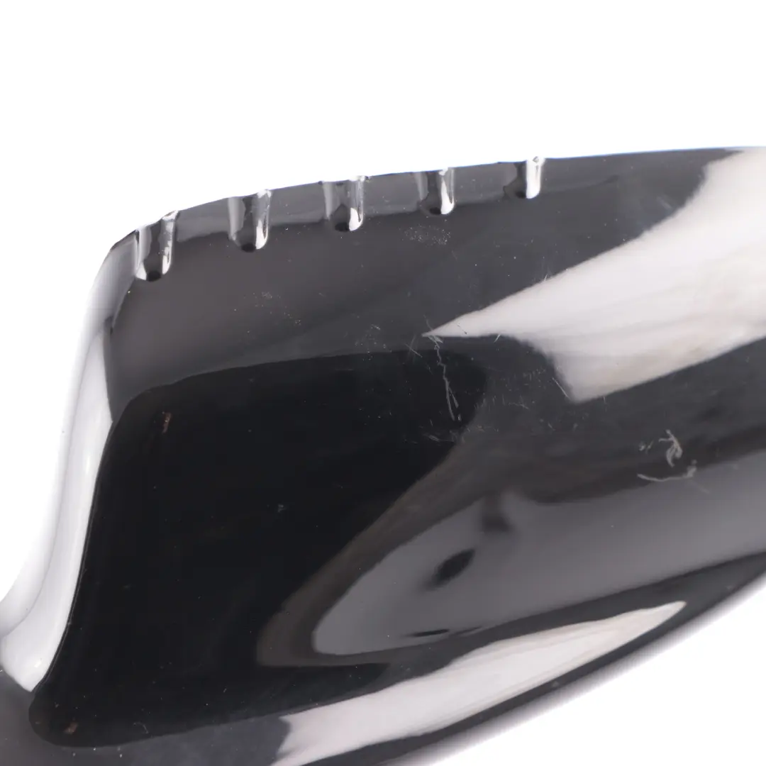 BMW E46 E65 Tapa para espejo retrovisor izquierdo Carcasa Schwarz 2 Negro 668 - SKU 0143404-SCH - Número de pieza 0143404