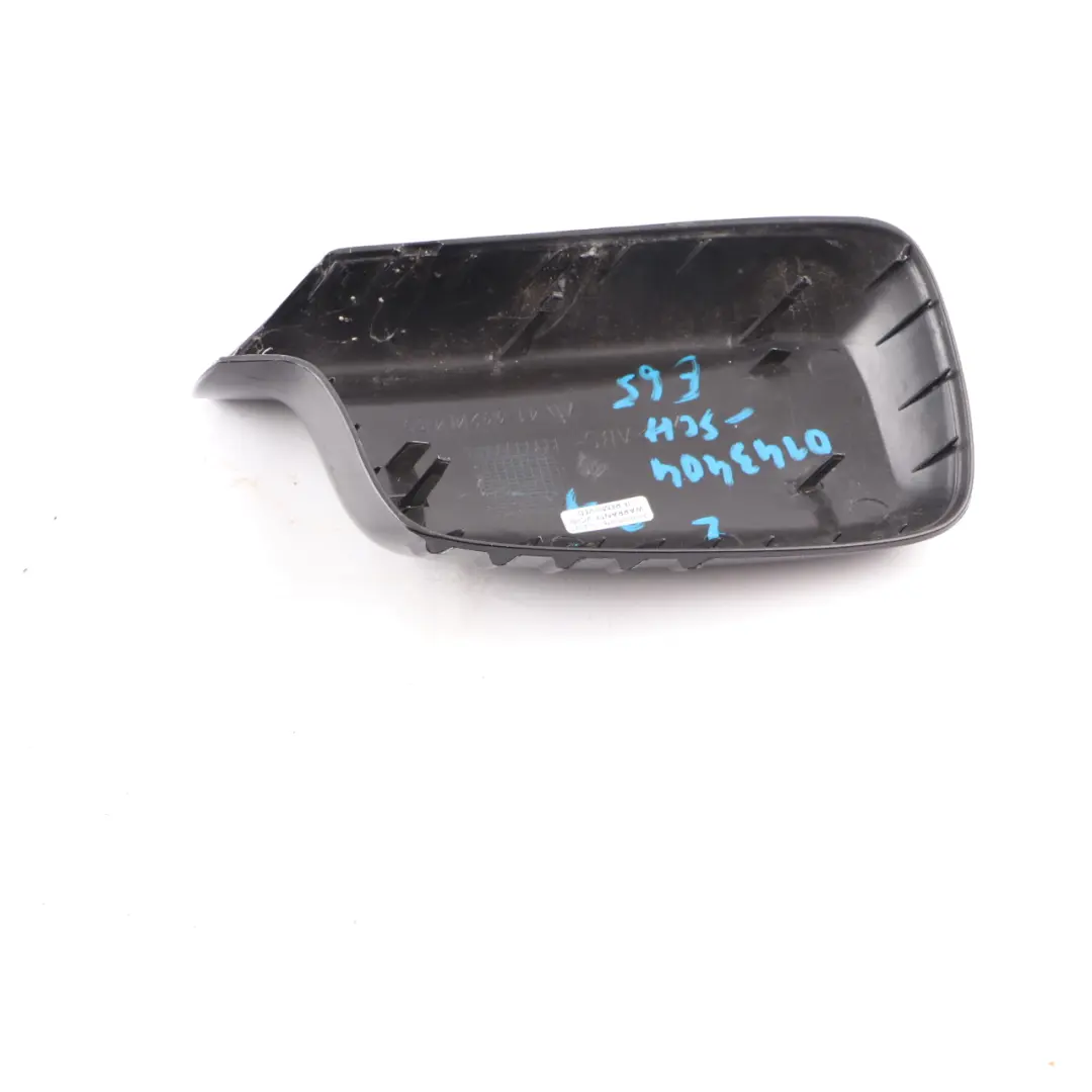 BMW E46 E65 Tapa para espejo retrovisor izquierdo Carcasa Schwarz 2 Negro 668 - SKU 0143404-SCH - Número de pieza 0143404