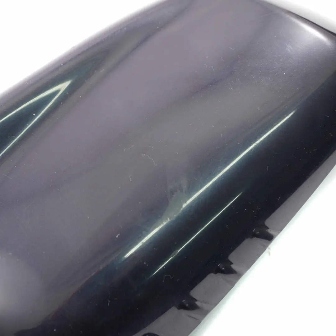Wing Mirror Cover BMW E46 E65 Cap Casing Right O/S Monacoblau Blue - A35 to with Part number 0143405 Wing Mirror Cover BMW E46 E65 Cap Casing Right O/S Monacoblau Blue - A35 - SKU 0143405-MB - Part number 0143405