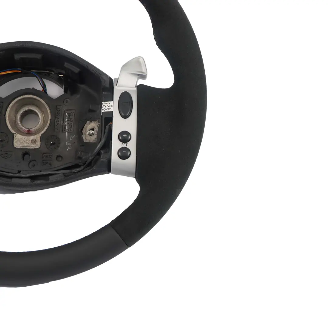 Mini R50 R53 Volant Sport Neuf en Cuir Noir / Alcantara Steptronic Multifonction - SKU 0146480-2 - Numéro de pièce 0146480
