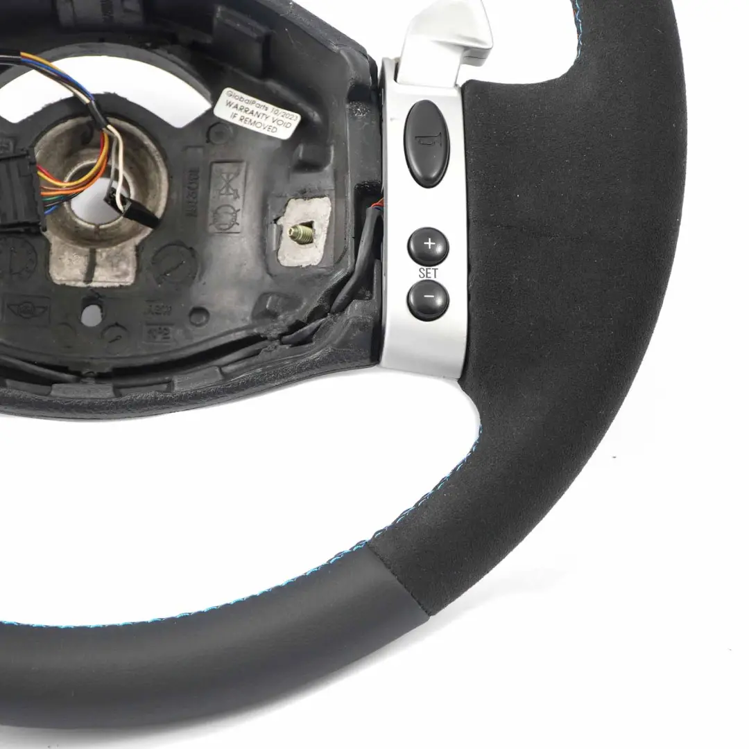 Mini R50 R52 R53 NEU Schwarz Leder / Alcantara Lenkrad Multifunktion Steptronic - SKU 0146480-5 - Teilenummer 0146480