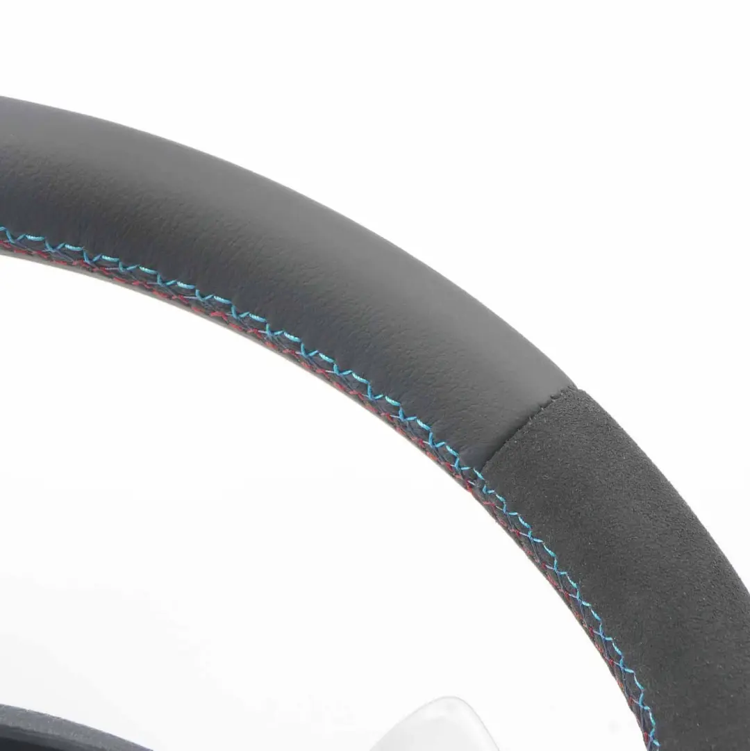 Leather / Alcantara Steering Wheel Steptronic Multifunction to Mini R50 NEW Black with Part number 0146480 Mini R50 NEW Black Leather / Alcantara Steering Wheel Steptronic Multifunction - SKU 0146480-5 - Part number 0146480