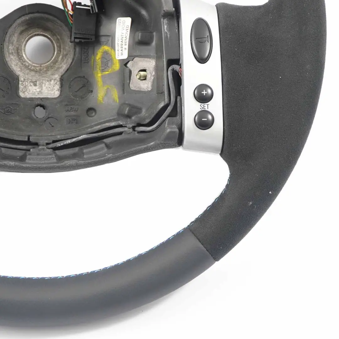 Mini Cooper R50 NUOVA Pelle Nera / Alcantara Sport Volante Multifunzione - SKU 0146480-7 - Numero di parte 0146480