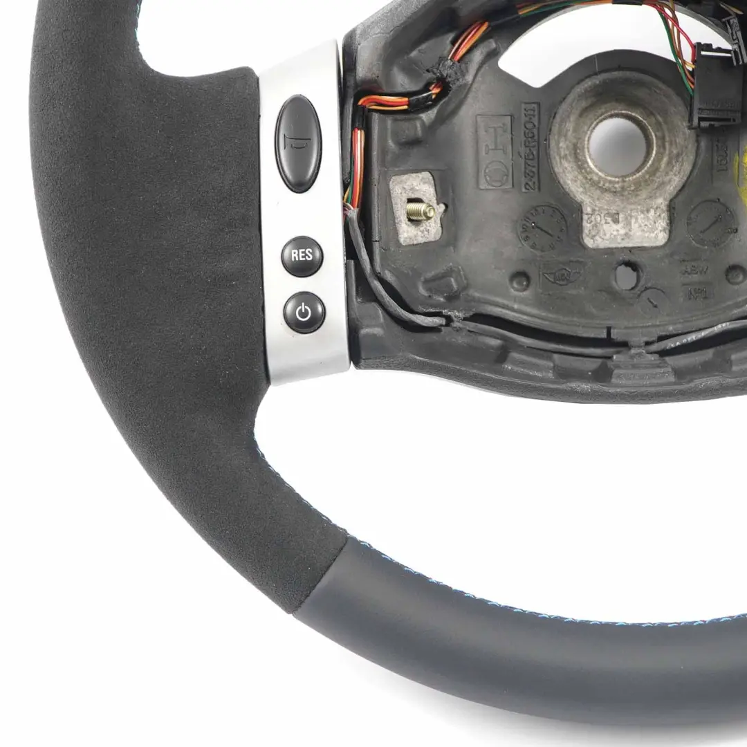 Mini Cooper R50 NUOVA Pelle Nera / Alcantara Sport Volante Multifunzione - SKU 0146480-7 - Numero di parte 0146480