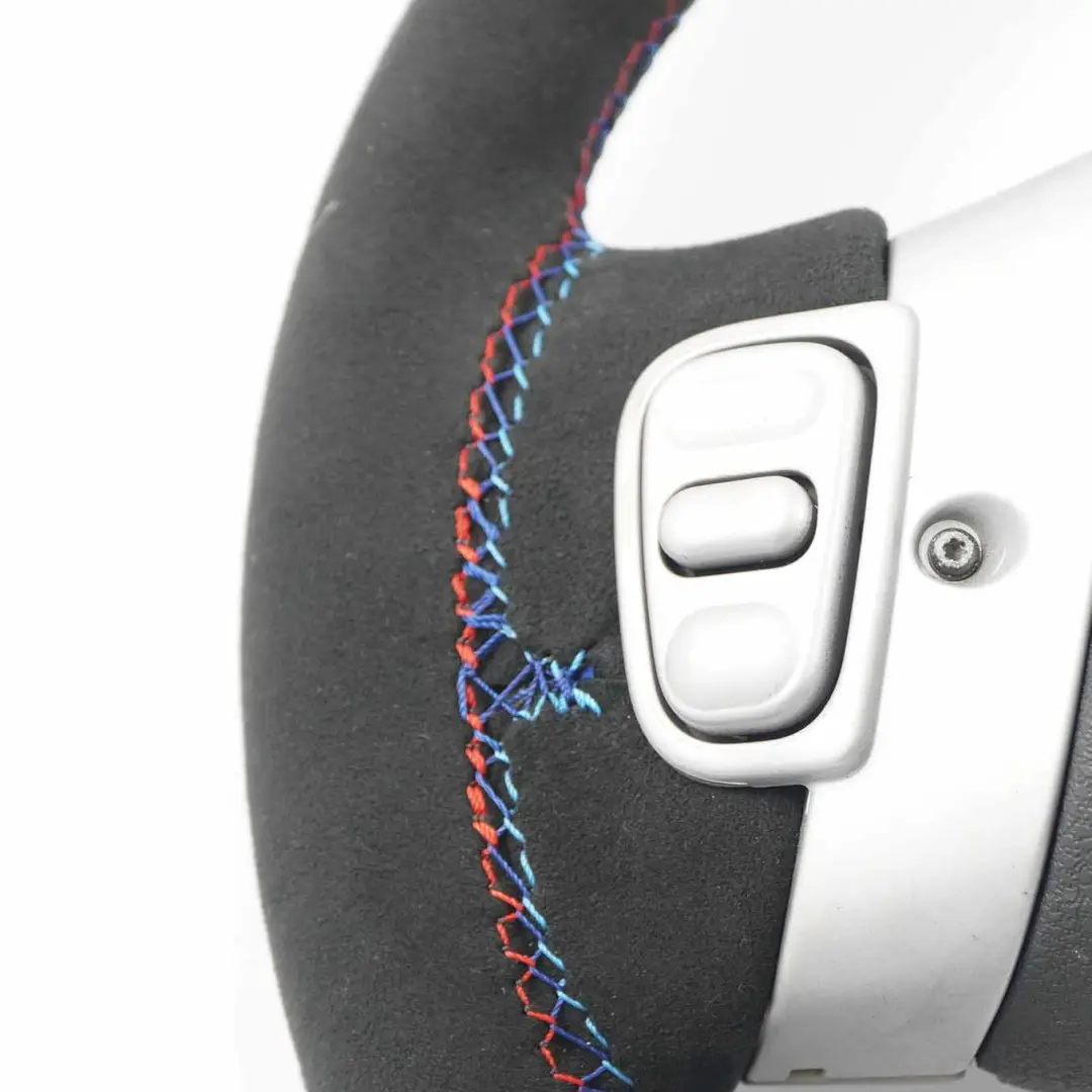 NEU Schwarz Leder / Alcantara Sportlenkrad Lenkrad Multifunktion für Mini Cooper R50 mit Teilenummer 0146480 Mini Cooper R50 NEU Schwarz Leder / Alcantara Sportlenkrad Lenkrad Multifunktion - SKU 0146480-7 - Teilenummer 0146480