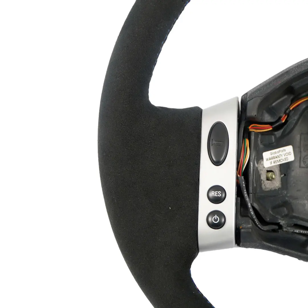 Mini Cooper R50 NEU Schwarz Leder / Alcantara Sportlenkrad Lenkrad Multifunktion - SKU 0146480-7 - Teilenummer 0146480