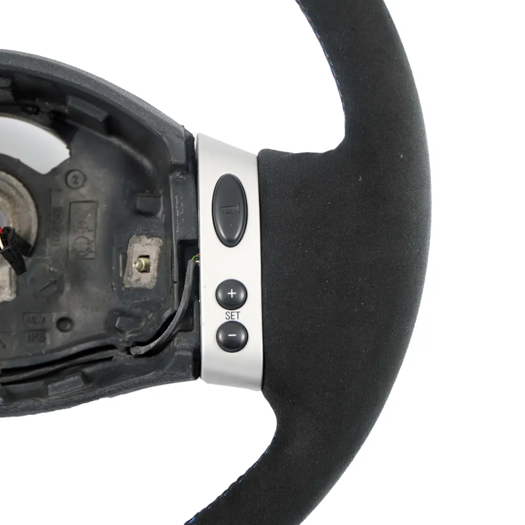 NUEVO Negro De cuero / Alcantara Sport volante multifuncion para Mini Cooper R50 con número de pieza 0146480 Mini Cooper R50 NUEVO Negro De cuero / Alcantara Sport volante multifuncion - SKU 0146480-7 - Número de pieza 0146480