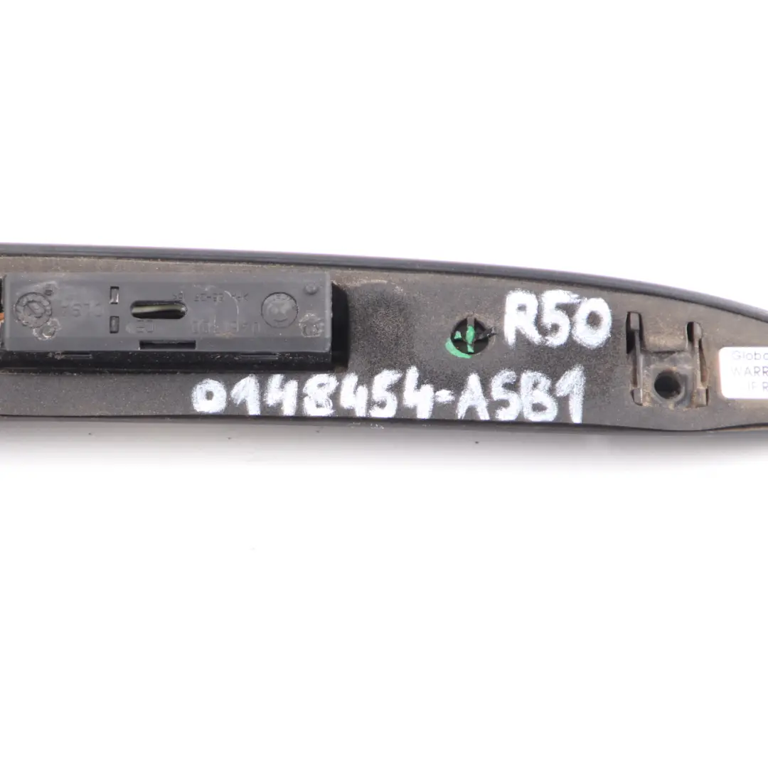 Trunk Handle Mini R50 R53 Rear Lid Tailgate Trim Grip Boot Astro Black A25 to with Part number 0148454 Trunk Handle Mini R50 R53 Rear Lid Tailgate Trim Grip Boot Astro Black A25 - SKU 0148454-ASB1 - Part number 0148454