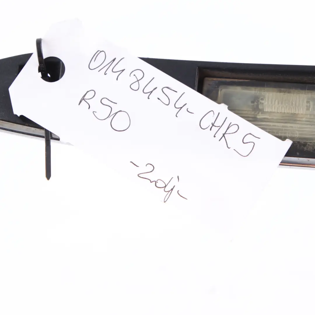 Trunk Lid Grip Handle Boot Chrome to Mini Cooper One R50 R52 R53 Rear with Part number 0148454 Mini Cooper One R50 R52 R53 Rear Trunk Lid Grip Handle Boot Chrome - SKU 0148454-CHR5 - Part number 0148454