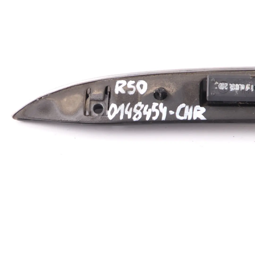 Empunadura Cromada del Porton Trasero para Mini Cooper One R50 R52 R53 con número de pieza 0148454 Mini Cooper One R50 R52 R53 Empunadura Cromada del Porton Trasero - SKU 0148454-CHR - Número de pieza 0148454