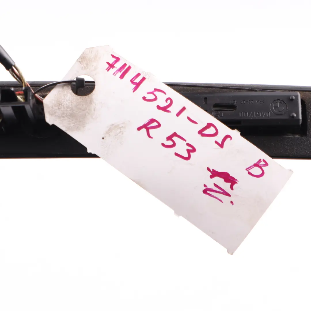  Poignée coffre Mini R50 R53 Botte préhension couvercle Dark Argent - 871 - SKU 0148454-DS1 - Numéro de pièce 0148454