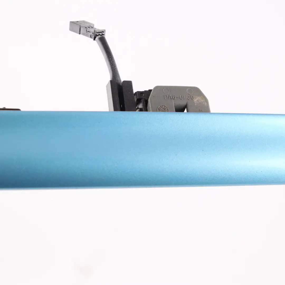 Griffleiste Heckklappe Electric Blue Metallic 870 Blau + Kamera für Mini R50 R52 R53 mit Teilenummer 0148454 Mini R50 R52 R53 Griffleiste Heckklappe Electric Blue Metallic 870 Blau + Kamera - SKU 0148454-ELB3 - Teilenummer 0148454